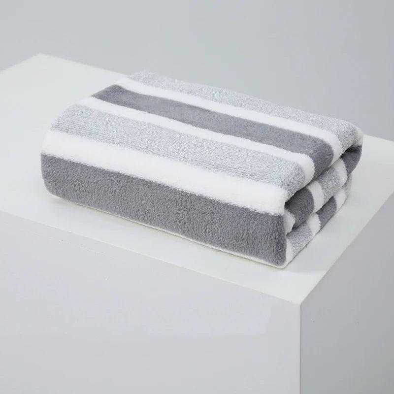 Toalha de banho absorvente grossa, Toalha macia para casa, 1 Pc