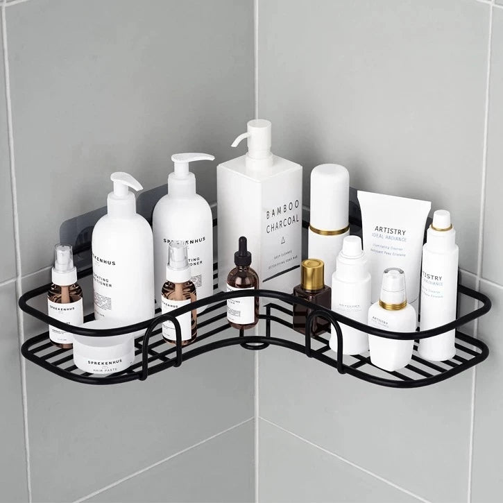 Kit 2 Suporte De Parede Com Adesivo Sabonete Shampoo Condicionador e Cozinha e Lavanderia